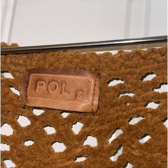 POL CROCHET SWEATERS size small in color: tan and size medium in color gray. - Picture 5 of 15